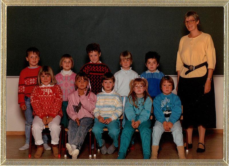 1. klasse Storbukt skole 1987 - 1988